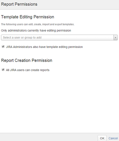 Editing template permissions